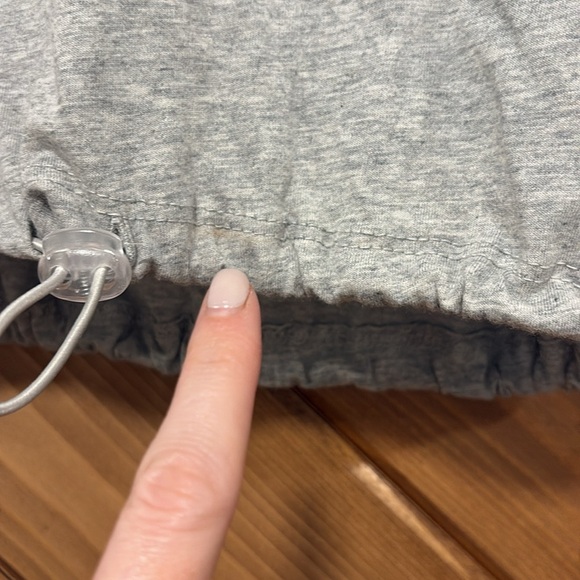 🆕 SUPRE Grey Short Sleeve Tee Casual Crop - Picture 5 of 5